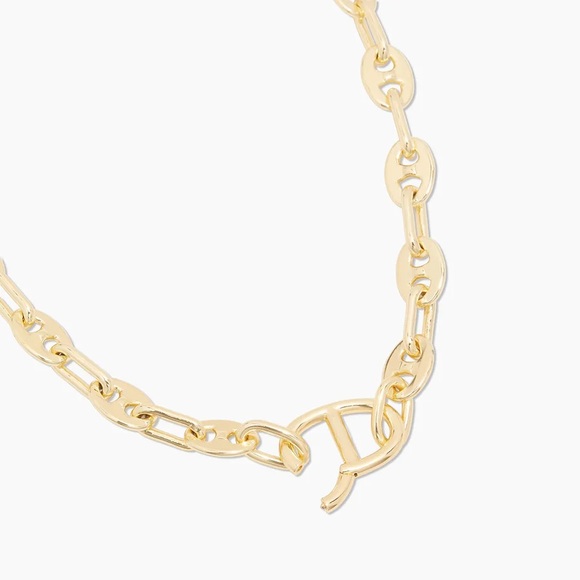 Gorjana 18k Gold Plated Port Mariner Link Chain Necklace for the Maximalist - Picture 3 of 3